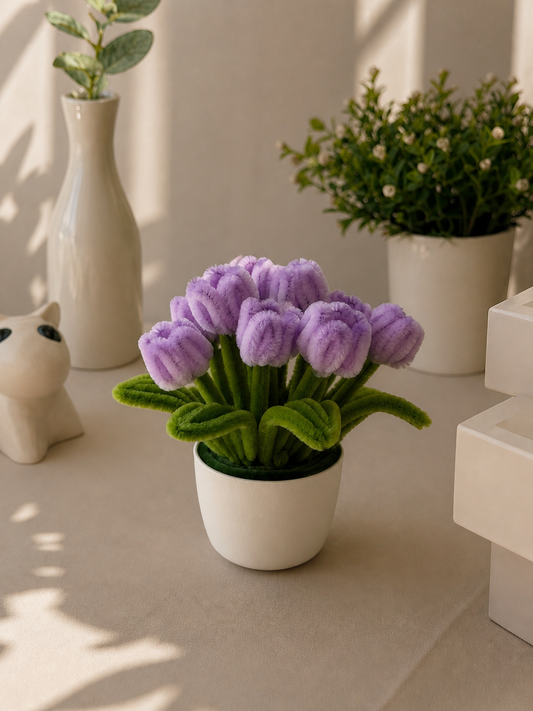 Mini Tulip Pot – Lilac Dream