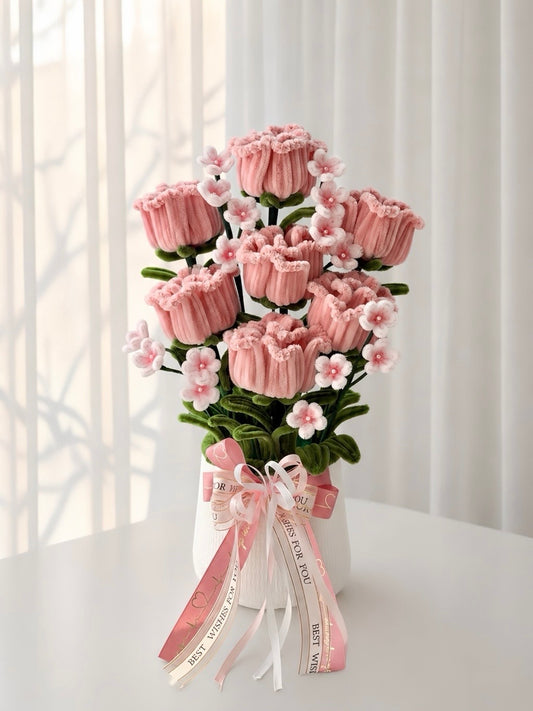 Rose Arrangement – Pink Classic