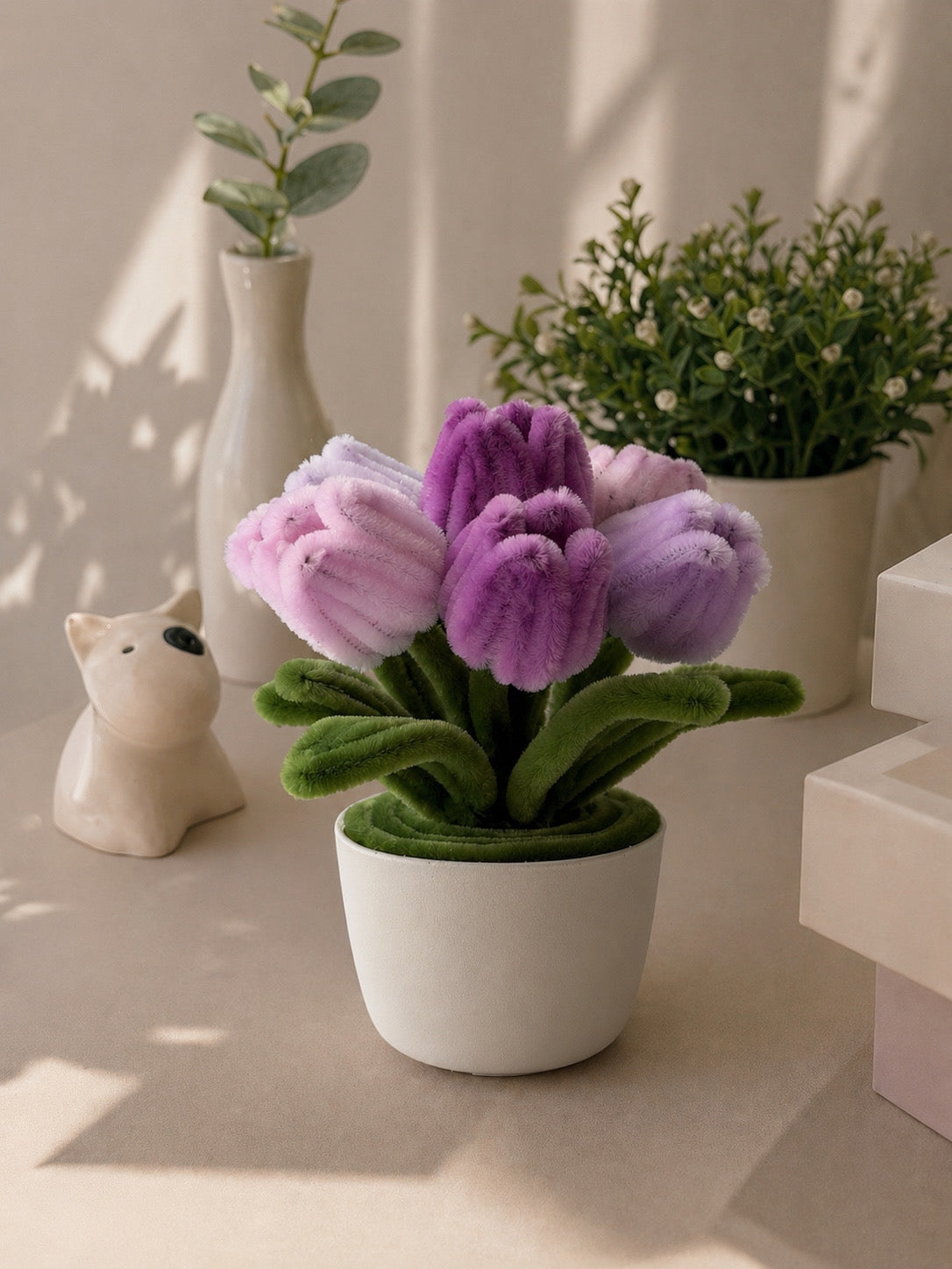 Mini Tulip Mix Pot – Purple